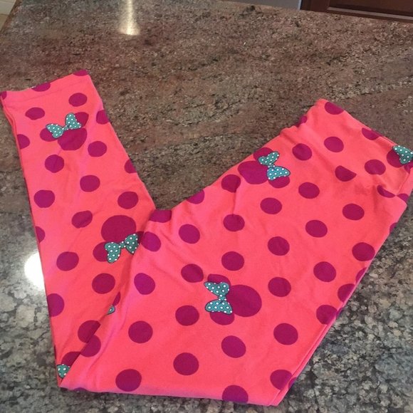 OS LuLaRoe Disney Leggings F02 629 - Picture 1 of 4
